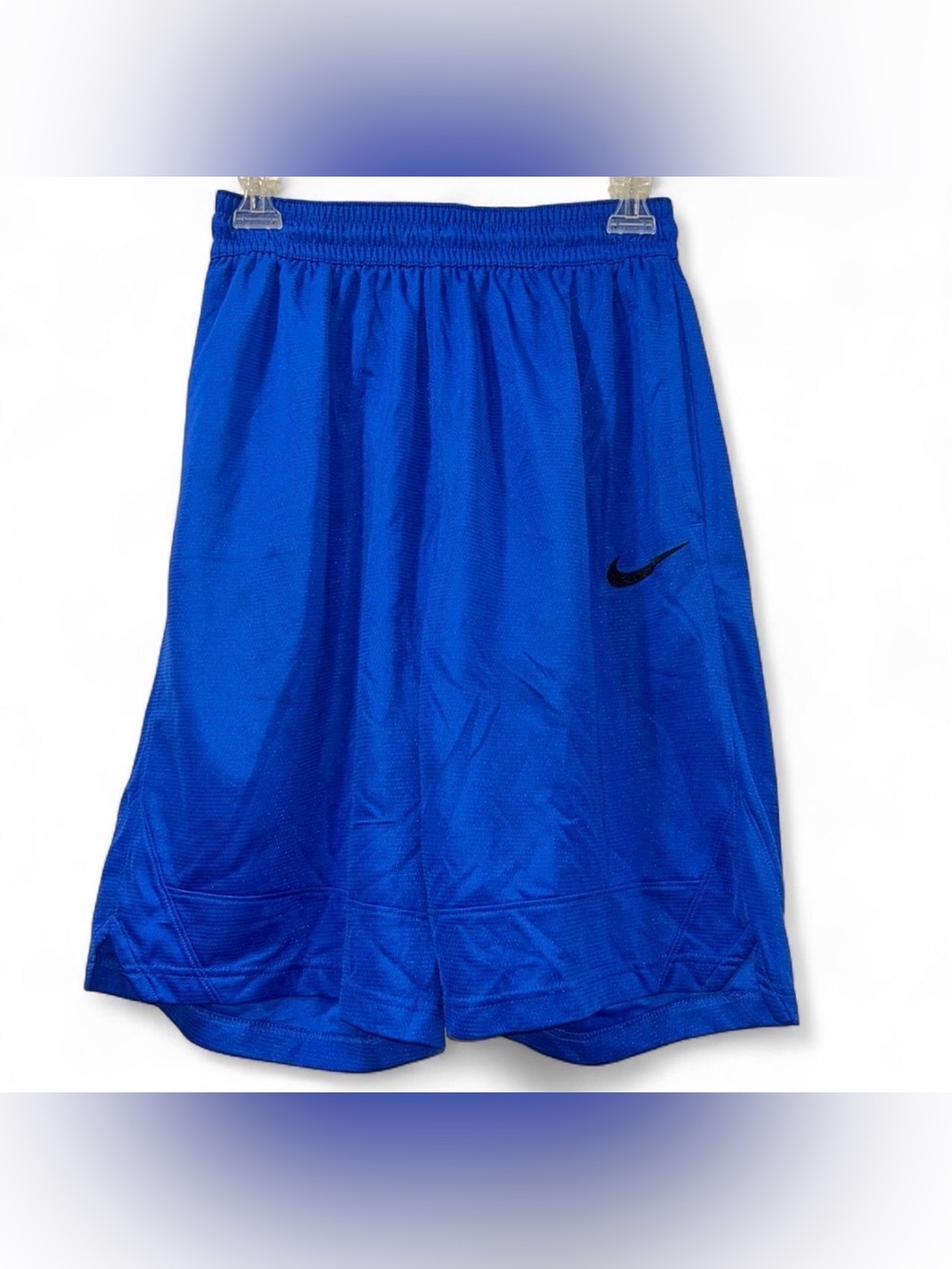 Nike Men’s Royal Blue Athletic Shorts with Black Swoosh
